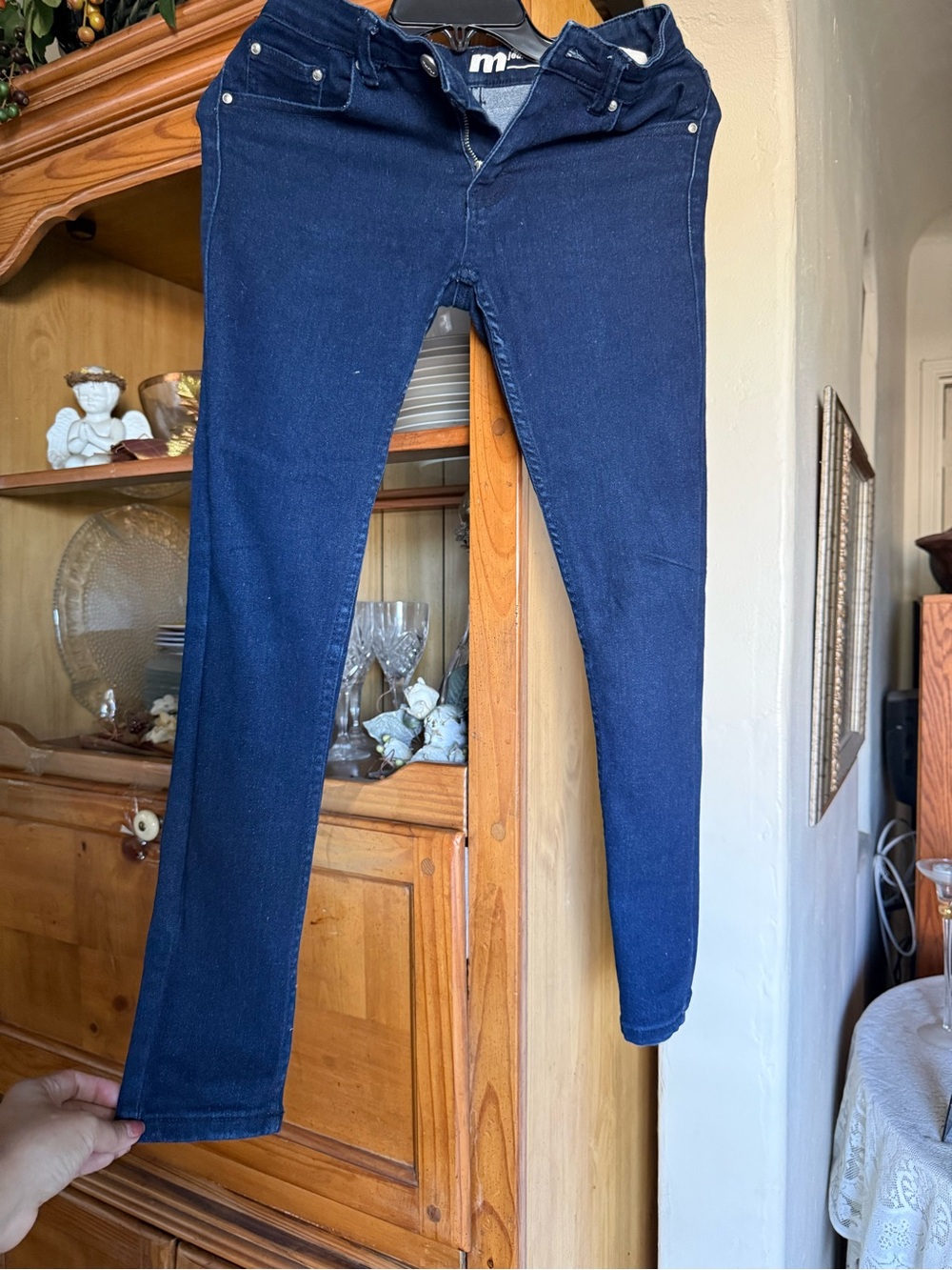 Women's Dark Blue Skinny Jeans